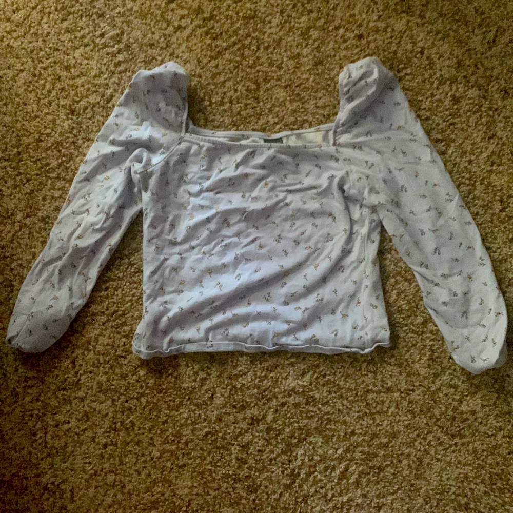 Wild fable crop top, floral, size small